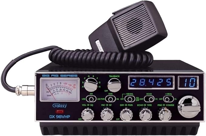 Galaxy Dx 55hp 10 Meter Amateur Ham Mobile Radio Blue Light W Dual Mosfet Finals Electronics Amazon Com