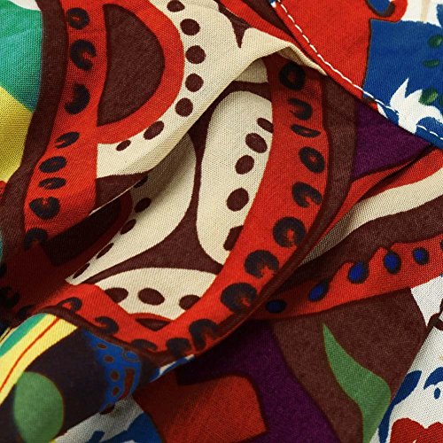 Wesracia Toddler Baby Kids Girls Dress Flower Bohemian Sleeveless Princess Dress Beach Summer Dress Clothes (6T, Red)