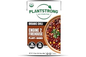 PLANTSTRONG Engine 2 Firehouse Chili Soup - Organic, Plant-Based, Non-GMO, Vegan, High Protein Chili Soup