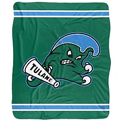 Tulane University Blanket, 50"x60" Primary Logo
