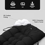 DKIEI 125x48cm Garden Bench Cushion 2/3 Seater 8cm Thick Non-Slip Straps view 4