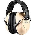 ProCase Noise Reduction Ear Muffs, Sound Proof Ear Protection, NRR 28dB Noise Cancelling Headphones for Adults Kids Autism, Hearing Protection for Shooting Gun Range Mowing -Beige