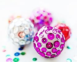 Penta Angel Loose Sequins 4000Pcs 6mm Round