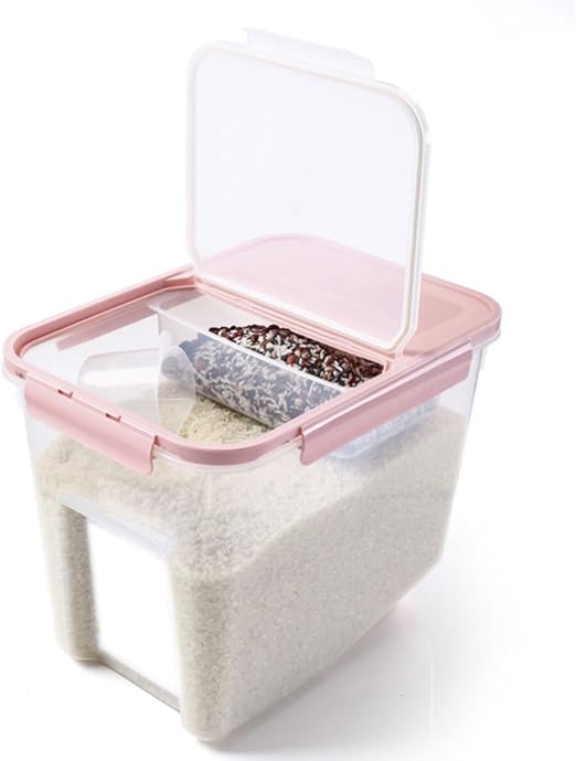 LDB SHOP 10 KG Reis Box Vorratsbehälter Plastik Boxes Reis