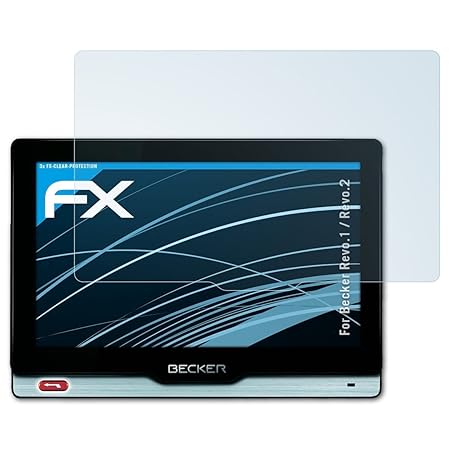 atFoliX Schutzfolie kompatibel mit Becker Revo.1 / Revo.2 Folie, ultraklare FX Displayschutzfolie (3X)