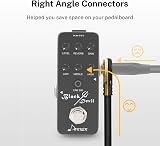 Donner Right Angle Patch Cables 6 inch 6 Pack Guitar Effects Cords view 6