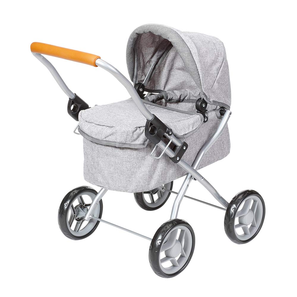 Knorrtoys 63332 Doll's Pram Mini Lili Stone Brown