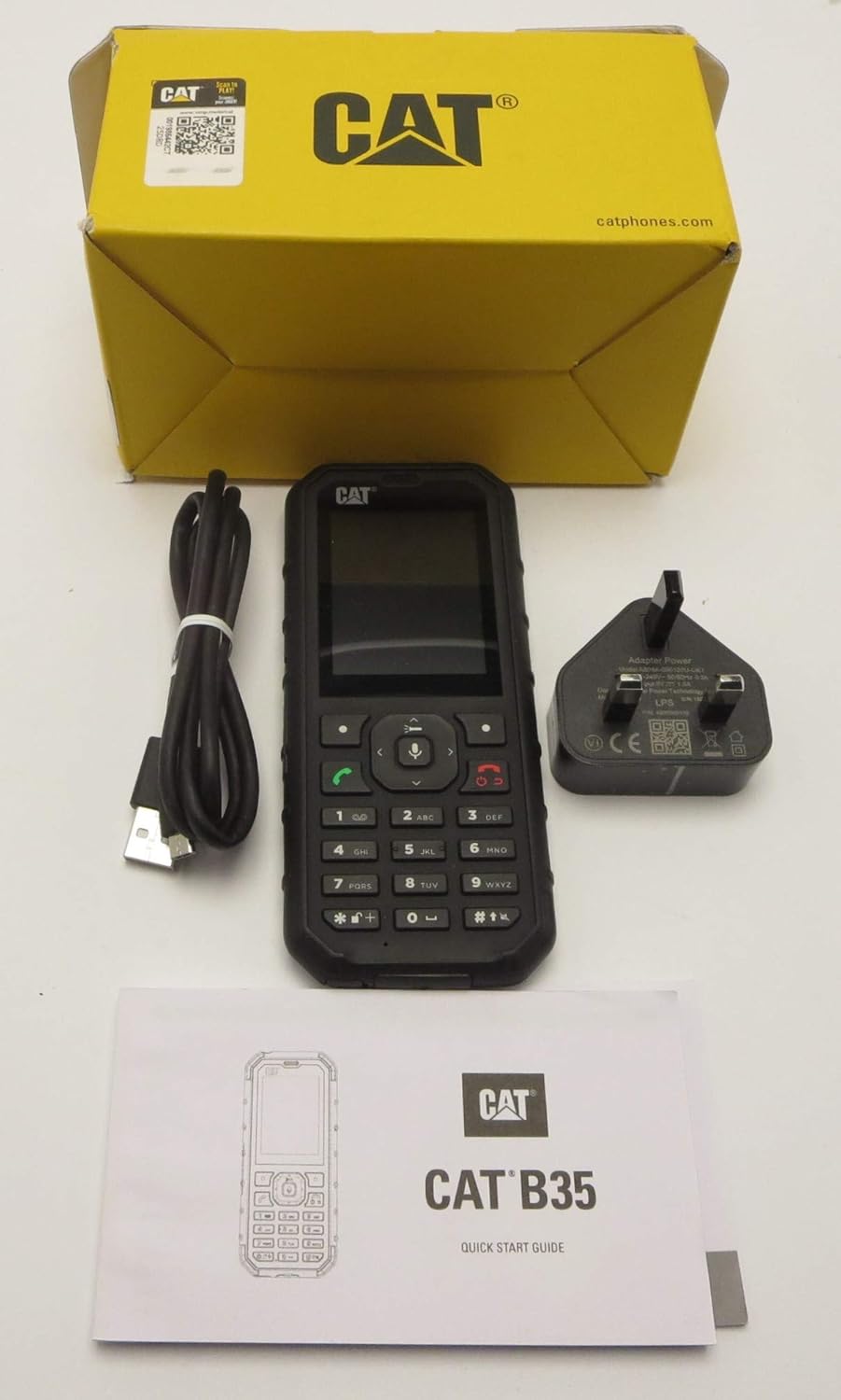 Caterpillar CAT B35 Dual SIM 4GB Schwarz SIM Free: Amazon.de: Elektronik