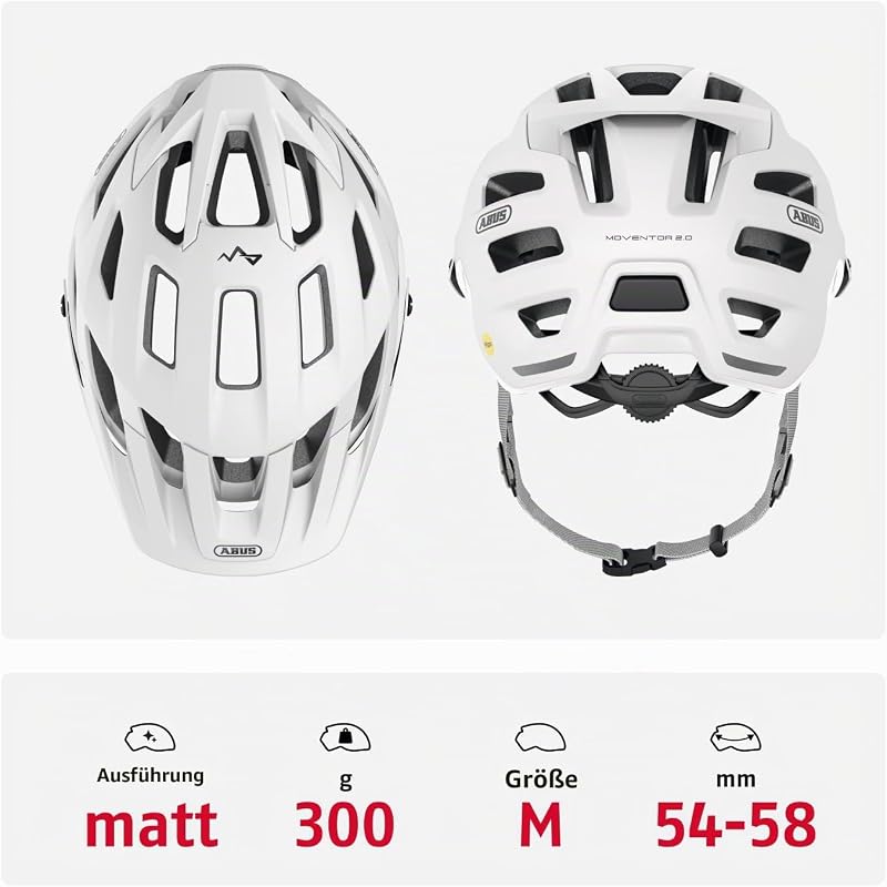 MTB-Helm Moventor 2.0 MIPS, Fahrradhelm in Weiß, Größe M — Foto 3 von 7