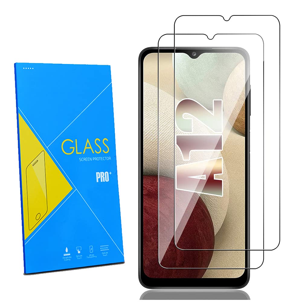 GAPlus [2 Pack] Samsung Galaxy A12 Screen Protector - Tempered Glasses Screen Guard Protector FILM For Samsung Galaxy A12