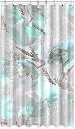 UGDFJYV Cortinas de Ventana para niñas Pintura de Acuarela Cortinas