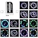 Rottay Bike Wheel Lights Waterproof RGB Ultra Bright Bicycle Wheel Lights Spoke Lights with 14-LED and 30pcs Changes Patterns -Safety Cool Bike Tire Accessories for Kids Adults