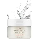 MISSHA Time Revolution The First Essence Toner Pads (75 pads) - Exfoliating Pads Enhanced with AHA, Moisturizing, Larger Size, Advanced Ferment Absorption