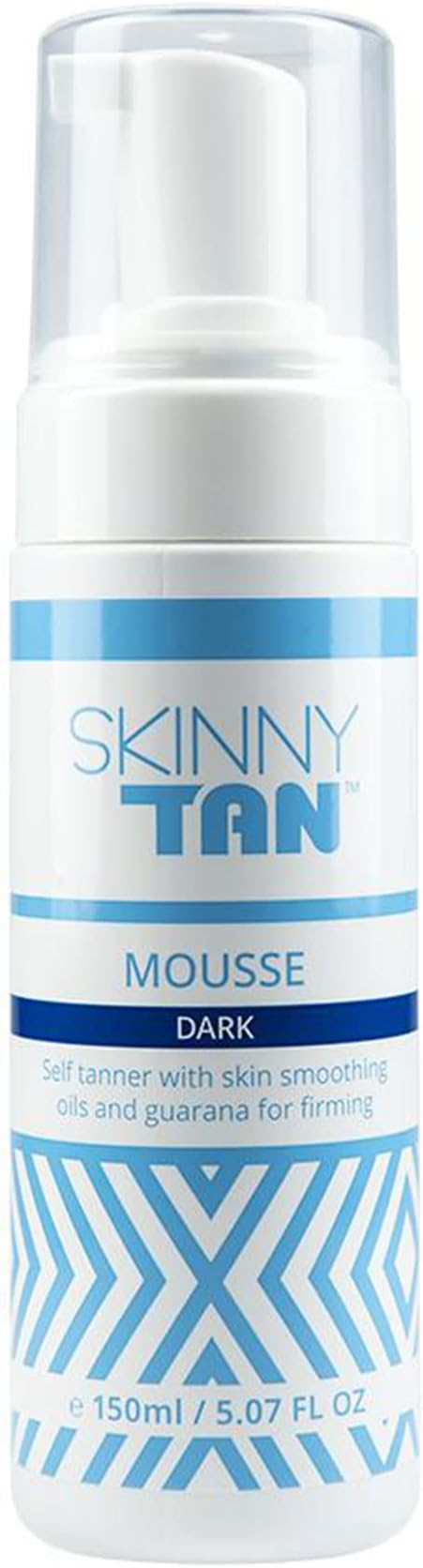 Skinny Tan Mousse 150ml Dark Instant Fake Tan Cruelty Free Vegan Natural Glow