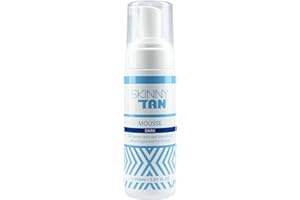 Skinny Tan Mousse - Long-Lasting and Non-Drying Formula - Delicious Coconut and Vanilla Scent - Easy To Apply, Luxurious Foam Texture - Streak Free and Natural Looking Results - Dark - 5 oz Bronzer