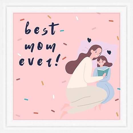 Amazon 娘から 母のプレゼント 7x7 タイルアートワーク お母さんへの最高のギフト 娘からのお母さんへのクリスマスギフト 娘または 息子からプレゼント 誕生日 プレゼント 母娘ギフト Gifts From Daughter For Mom アートフレーム ポスター オンライン通販