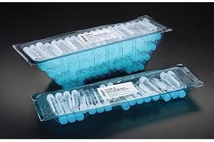 Simport Cultubes T406-2 Polystyrene Sterile Culture Tube with Cap, 14ml Capacity (25 Tray of 20)