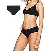 Subset Women's Organic Cotton Mid-Rise Hipster, All Day Comfort, Natural Knickey Panties, Breathable Underwear for All
