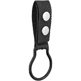 UIInosoo Nylon Dual Snap Clip Flashlight Ring Holder for Duty Belt, Keeps D/C Cell Flashlight