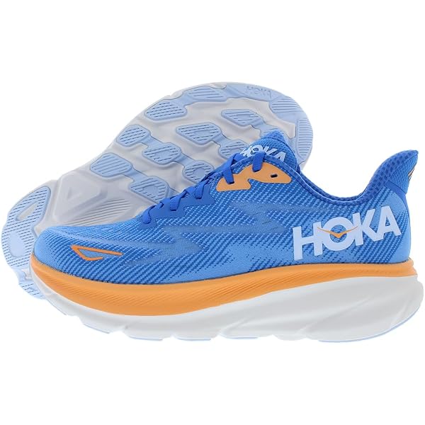 HOKA One One Road Running Shoes Blue Orange Men’s 9D Men main image 3