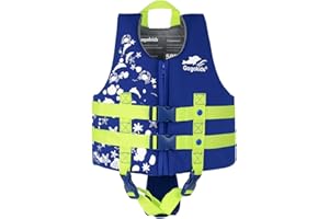 Gogokids Toddler Swim Vest, Kids Floaties – Boys & Girls Buoyancy Jacket, Swimming Aid for Pool & Beach, Fits 2-8 Years / 22-60 lbs