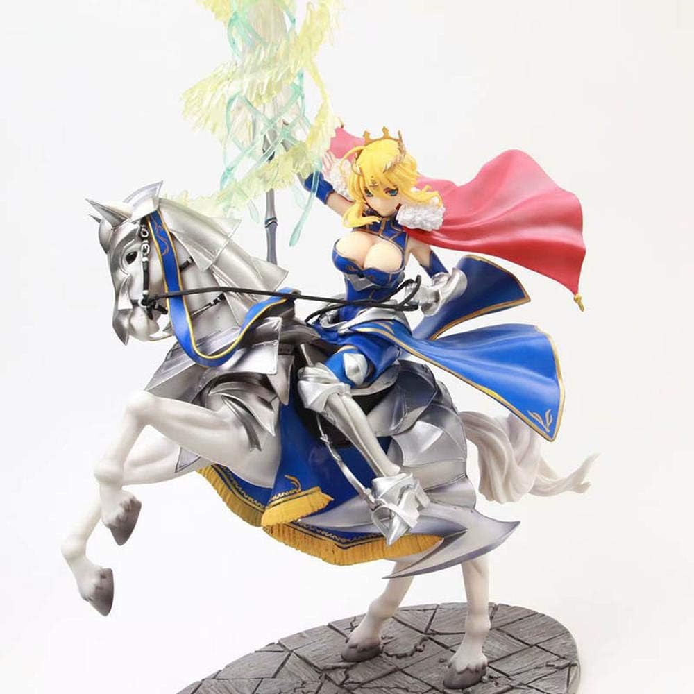 LIGHT LJ Fate Grand Order Action Figure Saber Anime Figuarts Character Model Decoration For Kids And Anime Collector 18 Inches