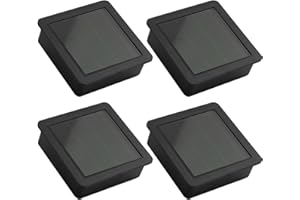 BlesConi Replacement Solar Light Top with AA Rechargeable Battery, 2V/50mA Amorphous Silicon Panel for Solar Lamps - Warm Whi