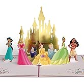 Lovepop Happy Birthday Pop-Up Card for Her and Him- 3D Disney Birthday Greeting Cards for Boys, Girls, Men, Women - Dream Come True - 5" x 7" Disney Princess Card - Blank Note Card & Envelope Included