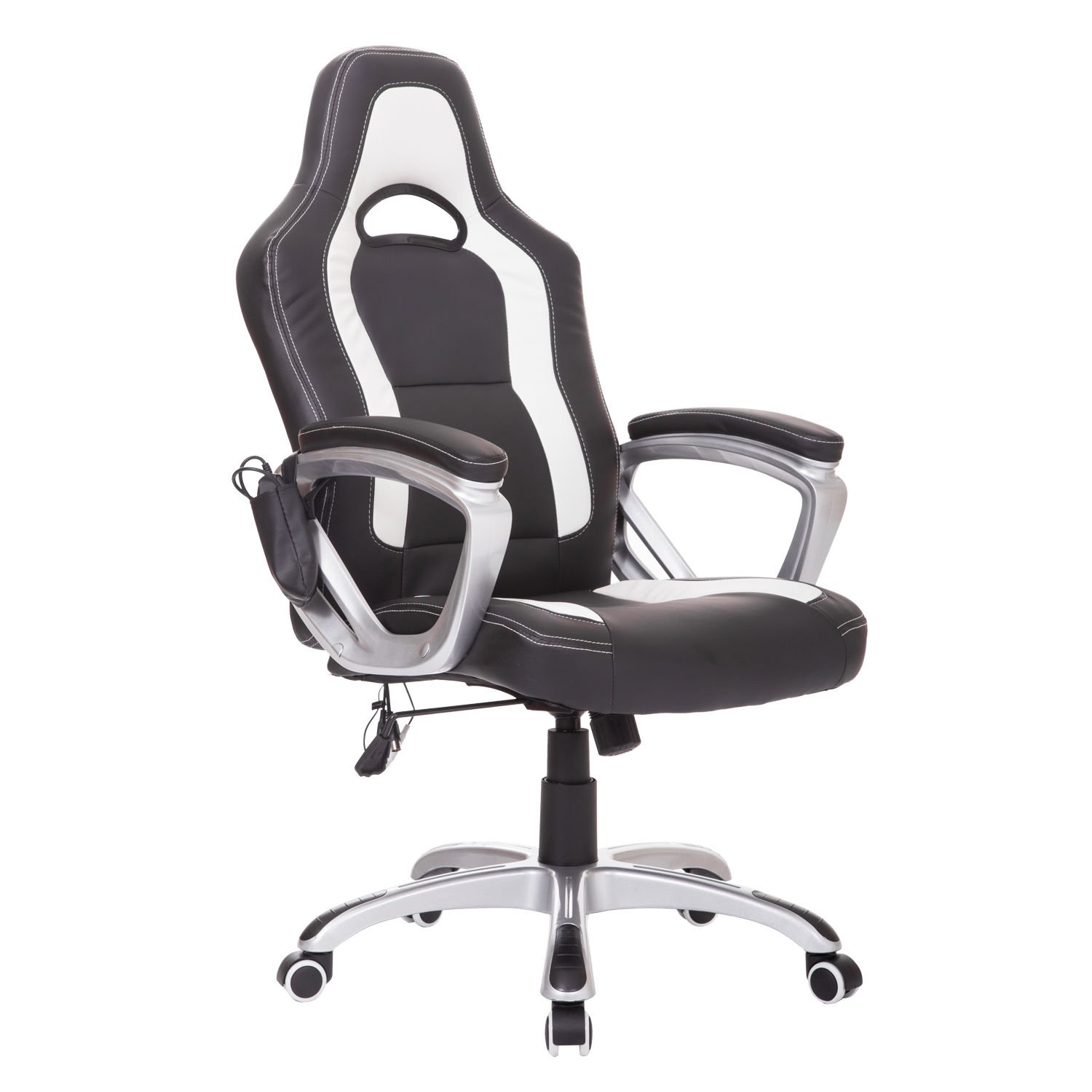 Gaming Stuhl Mit Massage - Ergonomischer Bürostuhl 200kg Belastung & Verstellbare Armlehnen