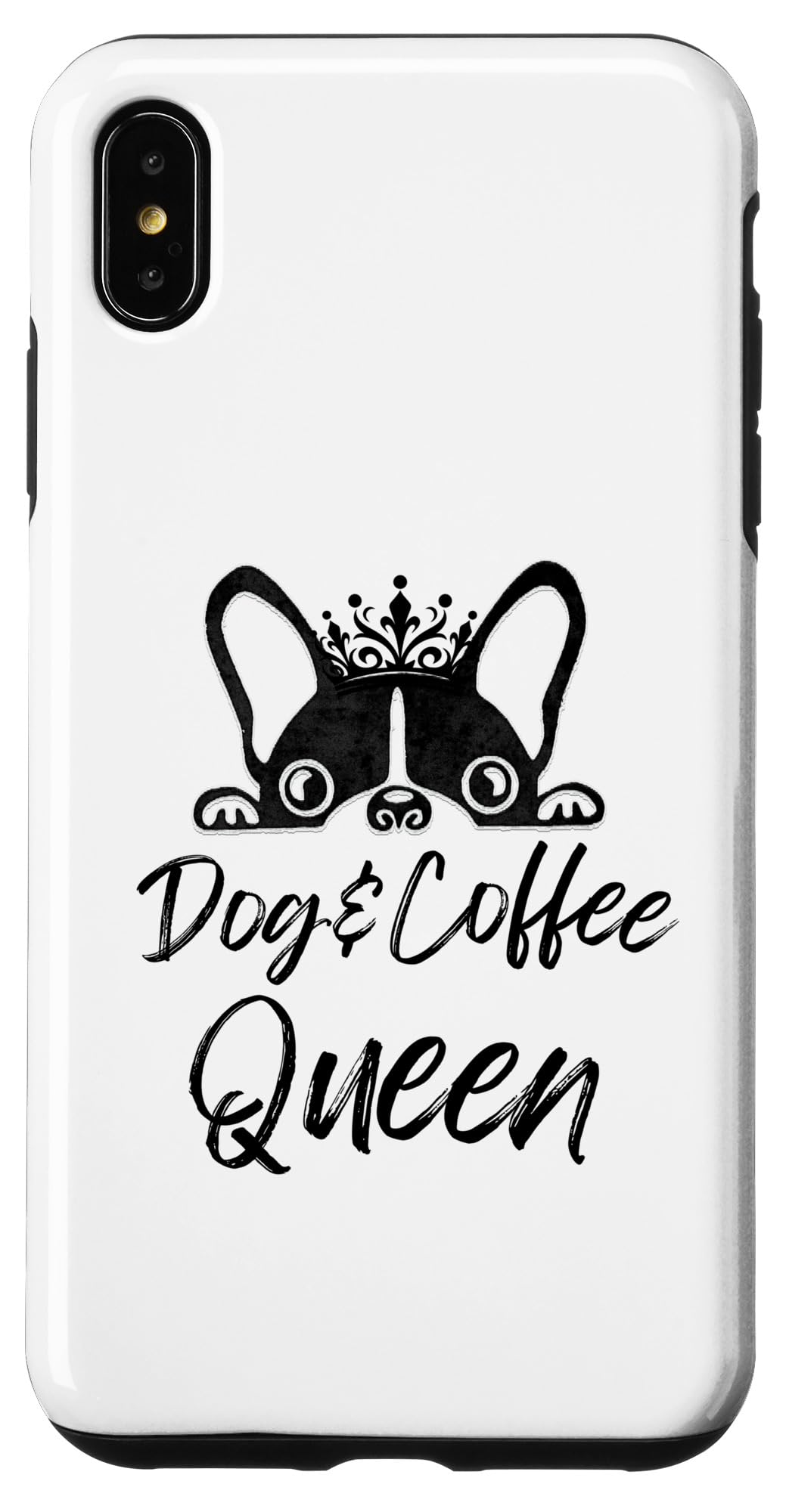 iPhone XS Max Dog & Coffee Queen Classic Case