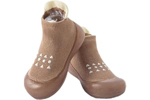 Kqwfsiu Baby Sock Shoes Boys Girls Non Slip First Walking Shoes Sneakers Soft Rubber Sole Lightweight Toddler Infant Sock Sho