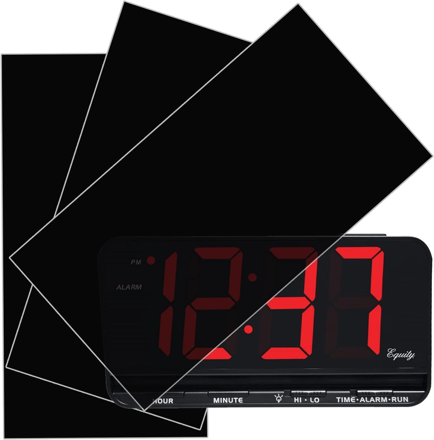 Photo 1 of 10 pack Light Dimming Sheets, Light Blocking LED Covers, Custom Size (3 Sheets) Dimming Stickers Sheet for Alarm Clocks, Electronic Games, Cellphones, Appliance - Dimming 80% ~ 100%, (3Sheets = 3 Uncut)