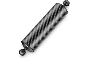 Luxagram D60mm 10'' Carbon Fiber Buoyancy Arm for Underwater Photography, Professional Float Arm, Fits Camera Housing, Diving