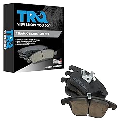 TRQ Front Brake Pads Ceramic Compatible with