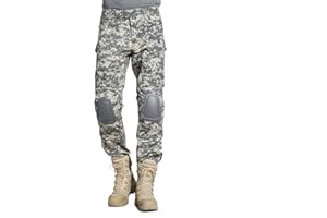 SINAIRSOFT Tactical Pants Shirt with Knee Pads Army Airsoft Combat BDU Pants Shirt