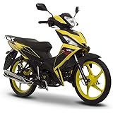 Motocicleta Italika de Trabajo- Modelo AT 125 RT Negro Amarillo: Amazon ...