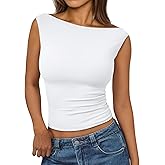 AUTOMET Womens Going Out Tank Tops Sleeveless Summer 2026 Trendy Cute Shirts Boat Neck Basic Y2K Fashion Outfits Clothes