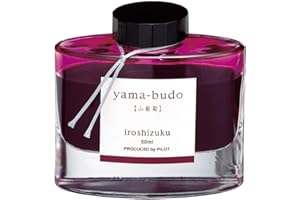 Pilot INK-50-YB Iroshizuku Fountain Pen Ink - 50ml Bottle - Yama Budo Wild Grapes (Bordeaux) (Japan Import)