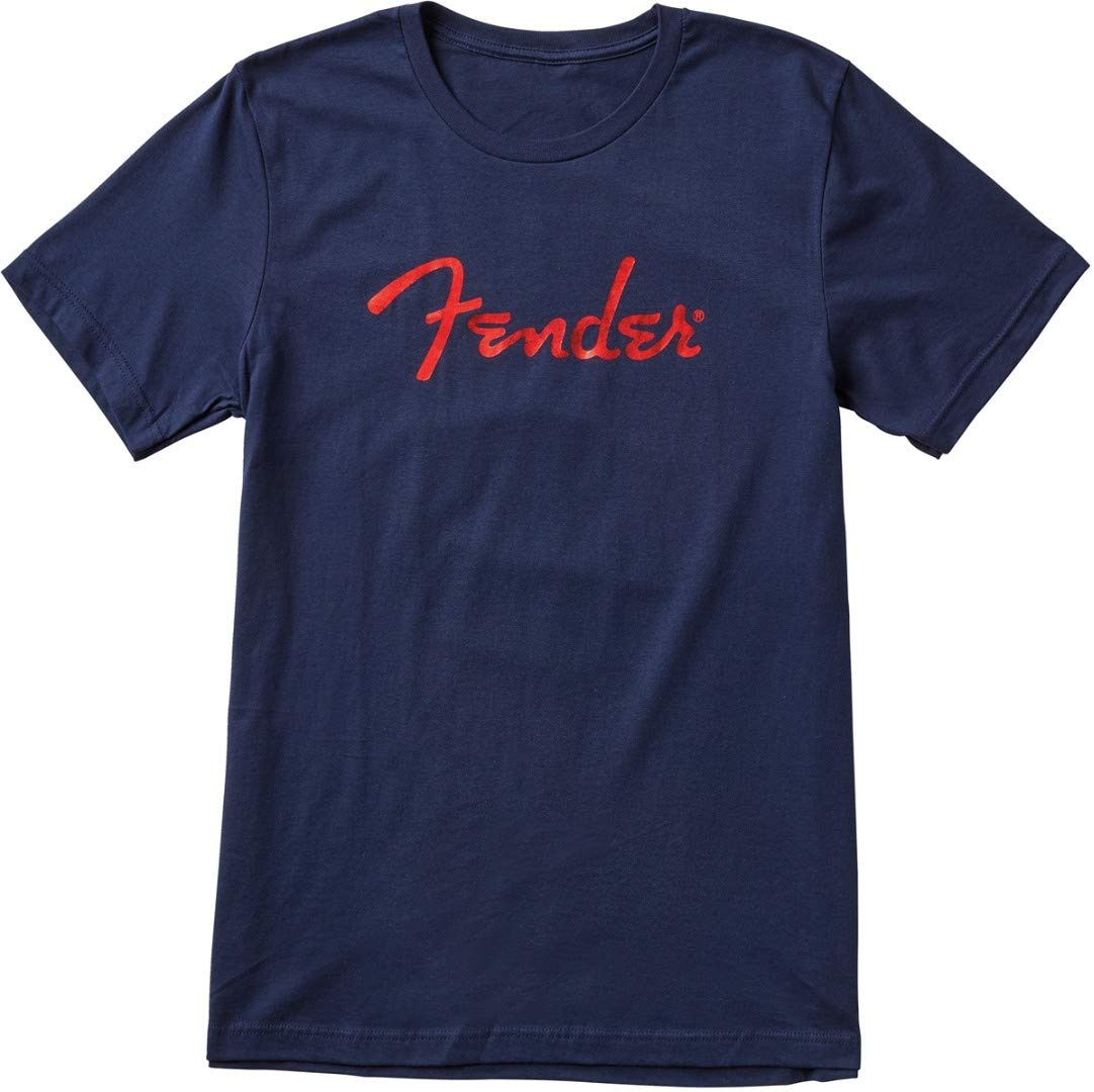 Fender® Foil Spagetti Logo T-Shirt blue S