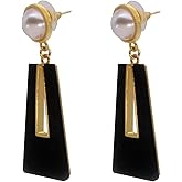 TrendApex Dangle Drop Earrings for Women Cute Gold Geometric Statement Jewelry