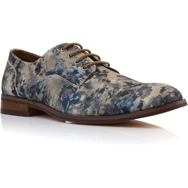 mens embroidered dress shoes Santimon Men's Floral Brocade Slip-On Dress Loafers 8 US Pink