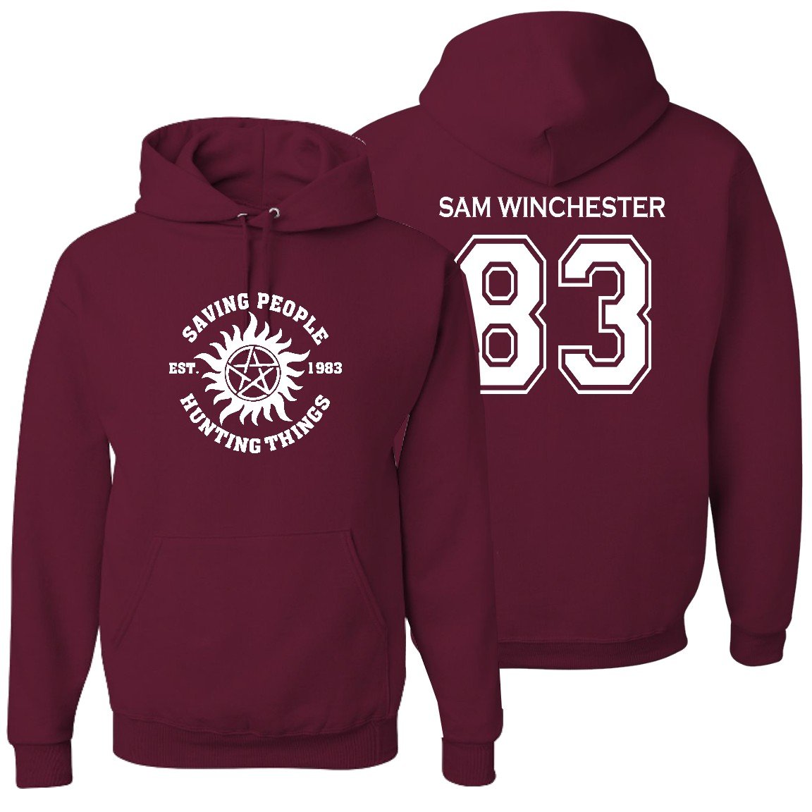 Adult Sam Winchester 2-Sided Hoodie
