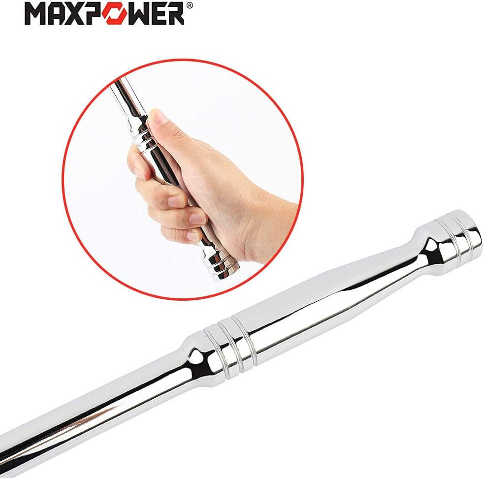 MAXPOWER Breaker Bar 1/2-Inch with 24 Inch Extra Long Chrome Vanadium Steel Handle, 600mm 1/2" Sq Drive, Extra Heavy Duty - Image 3