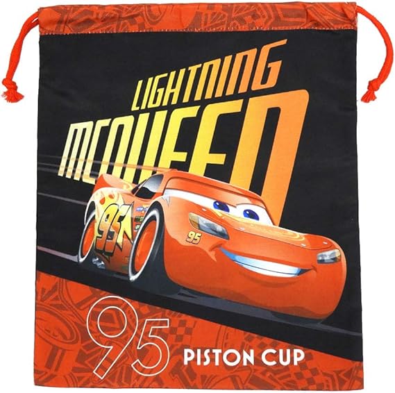 Amazon Co Jp 巾着袋 Lサイズ 大 お着替え入れ 体操服入れ 体操着入れ Disney ディズニー カーズ 29x35cm 服 ファッション小物