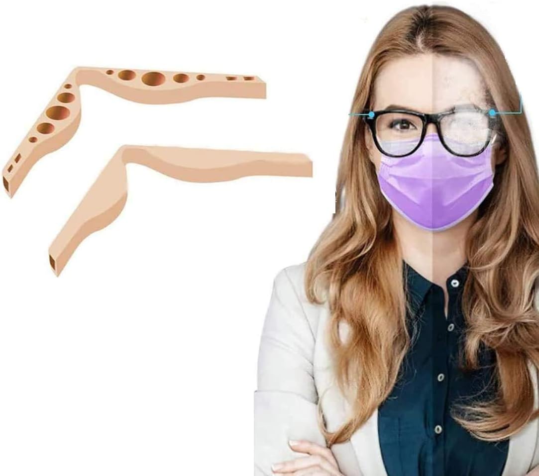 Puente Nasal Silicona Para Mascarillas Puente Nasal antiniebla,Soporte de Tira de Puente Nasal de Silicona