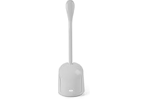OXO Good Grips Compact Toilet Brush & Canister - Gray
