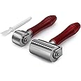 Leathercraft Rollers Leather Gluing Roller Creasing Wheels 2 Sizes Pack and Glue Spreader