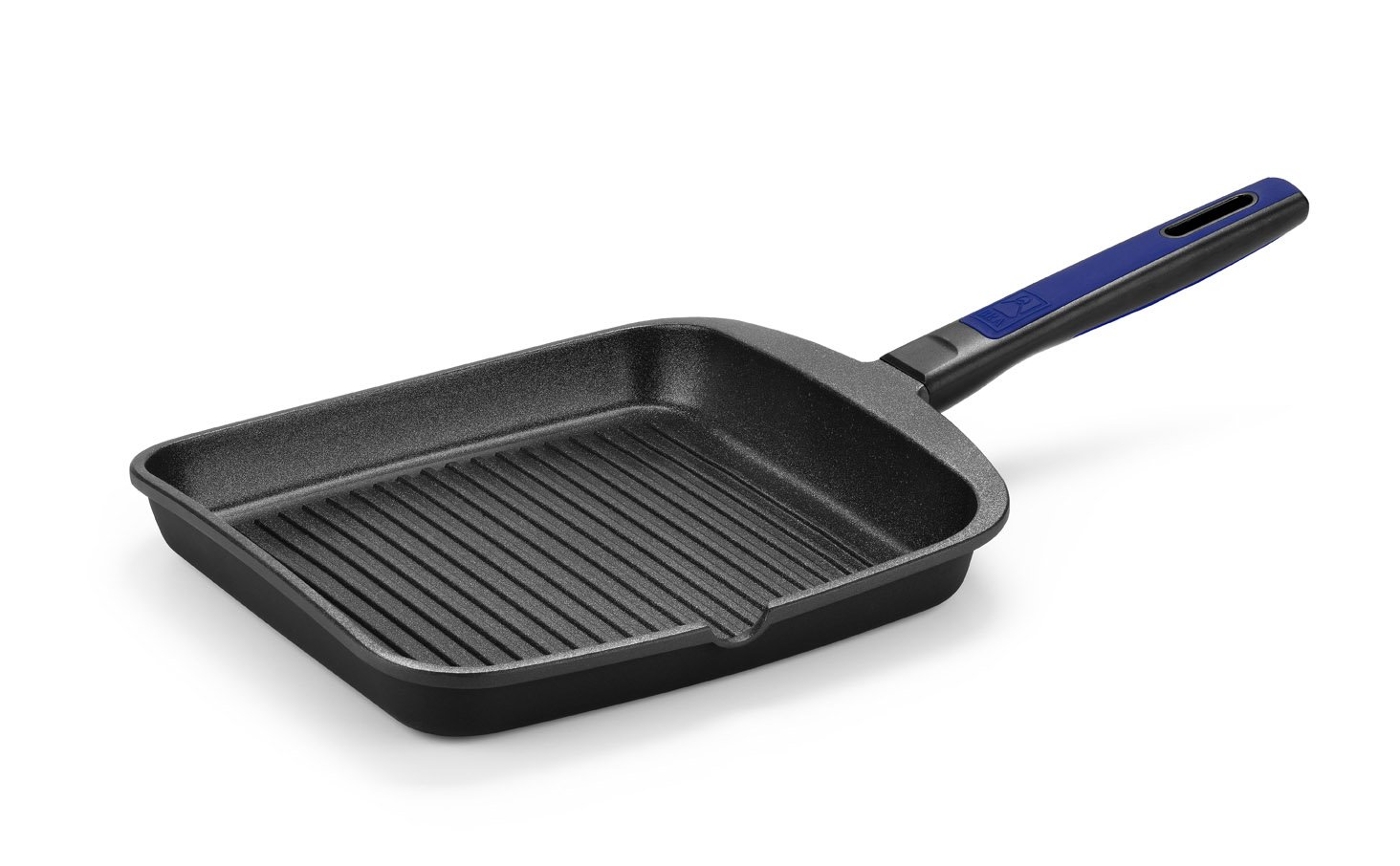 Bra Advanced Grill with Stripes, Aluminium and Bakelite, Black, 19.5 cm [Amazon Exclusive]