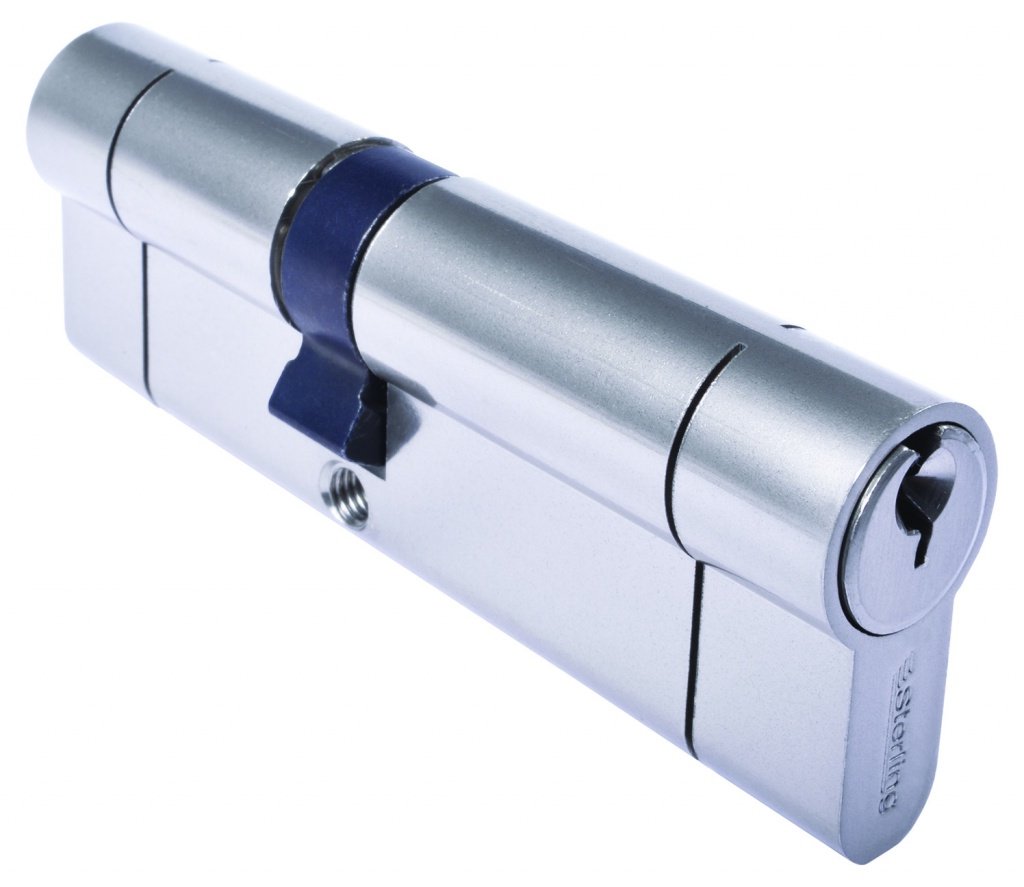 Sterling EPN3540HV 6 Pin Euro Cylinder, Nickel, 35 x 40 mm