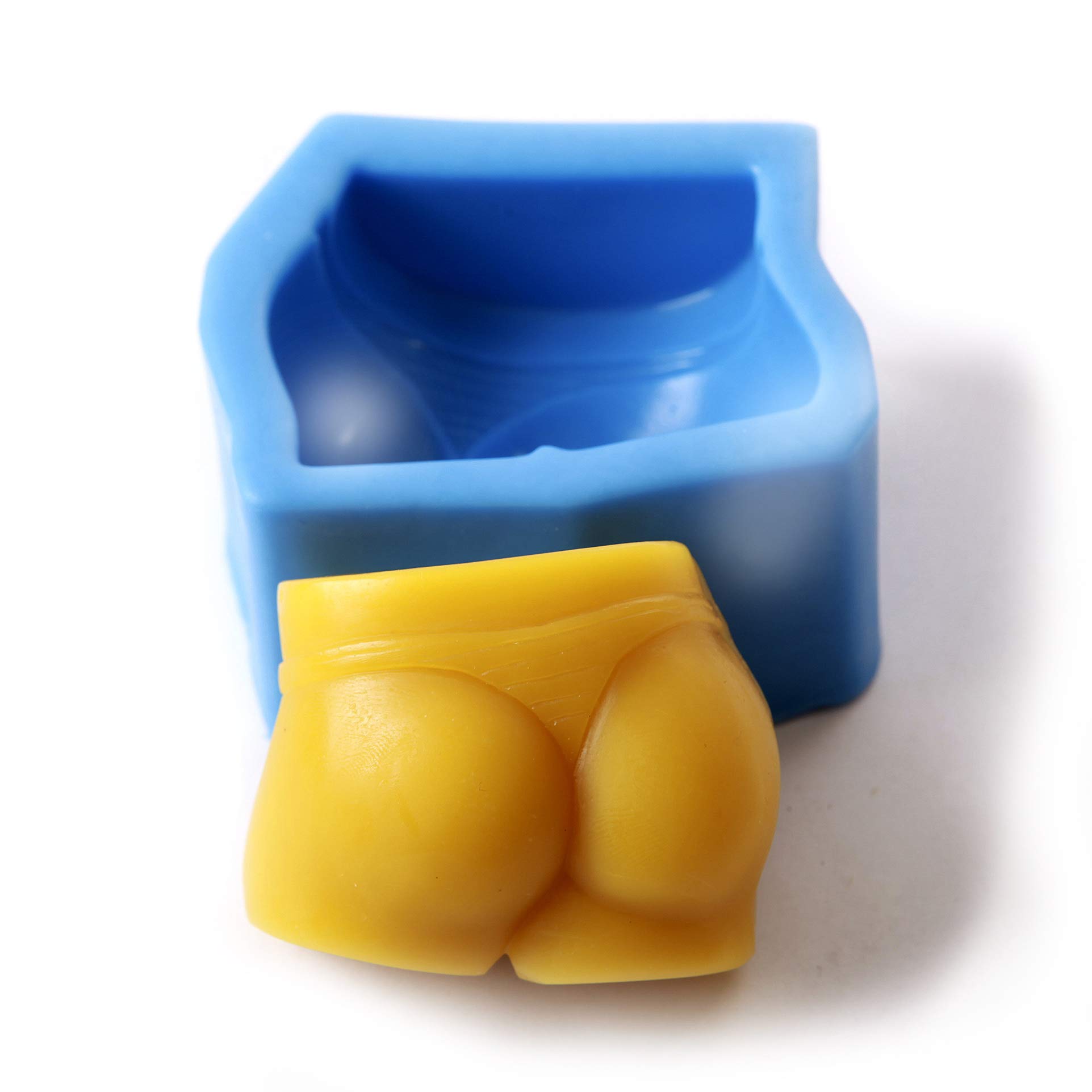 World of Moulds | Bikini Bottom Mould, Silicone, 7.5 x 6 x 3.7 cm